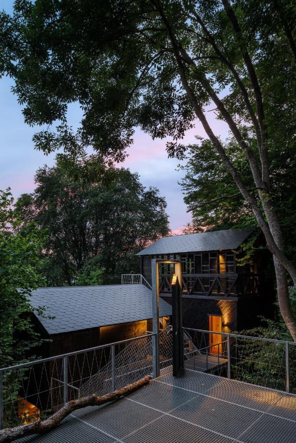 Hutstuf - The Fox & Private Outdoor Spa La-Roche-en-Ardenne Esterno foto